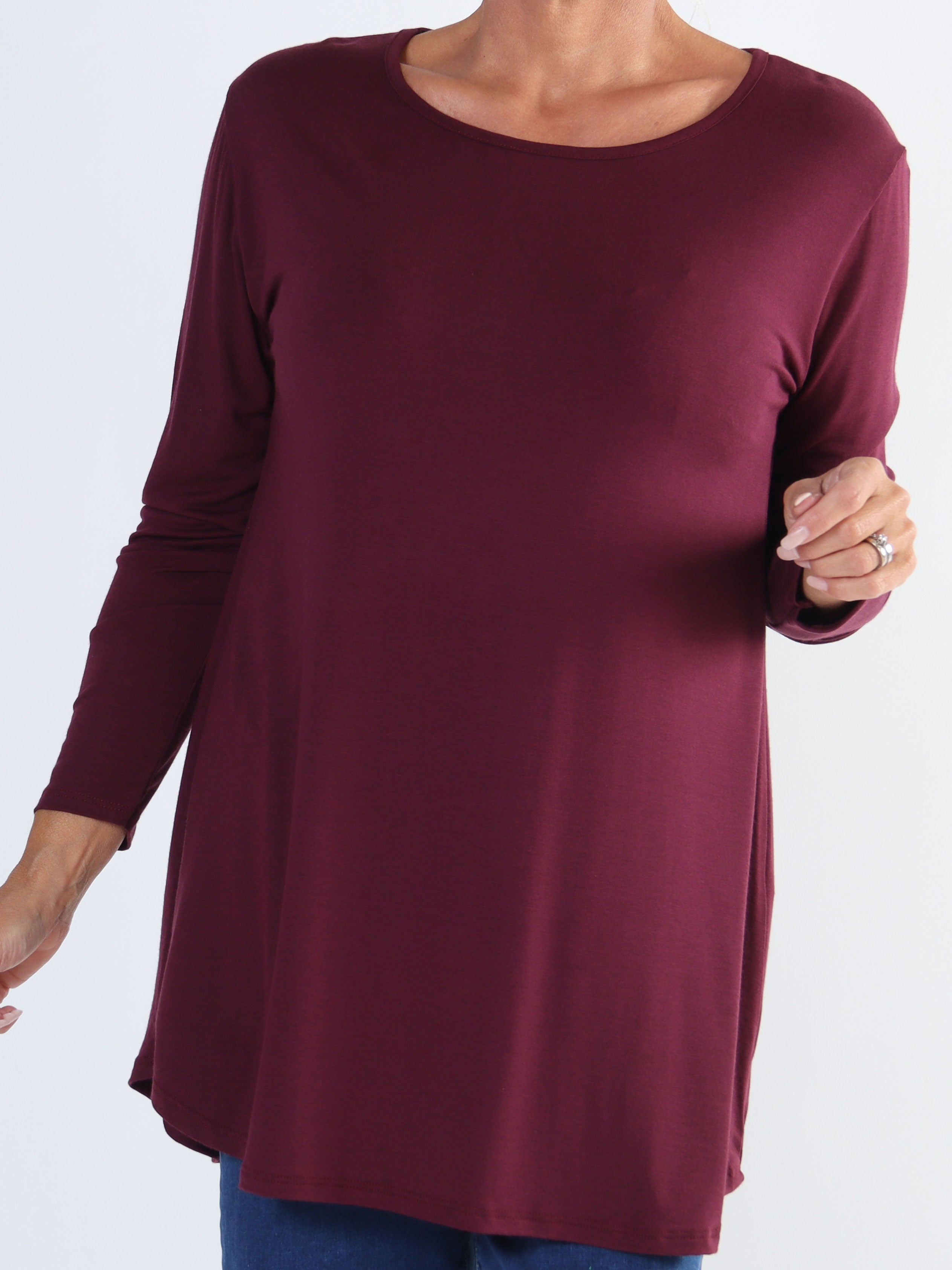 Otine - Langærmet basisbluse